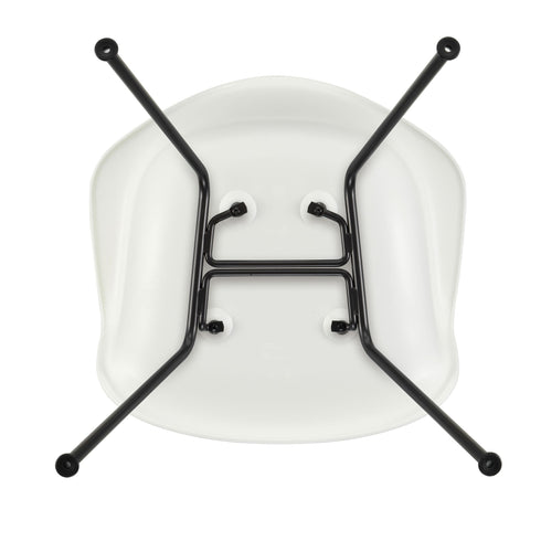 Cadeira de Braços em Plástico Eames DAX / Base Preta
